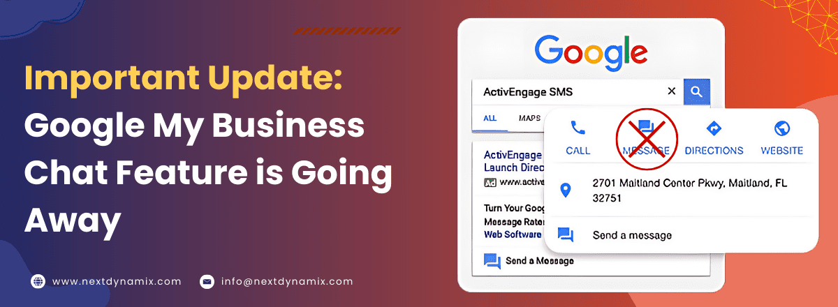 Important Update Google My Business Chat Feature is Going Away
